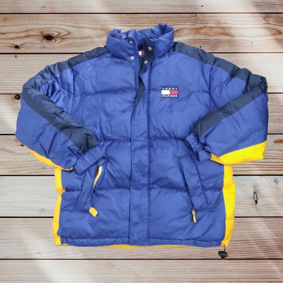 Tommy Hilfiger Vintage Puffer Jacket Large - Picture 1 of 9